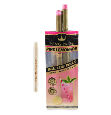 Photograph of product: King Palm | Cone | Mini Cones Pink Lemonade Slim | 2pk