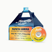 Photograph of product: Jaunty | Papaya Lumina |Badder | Oui'd | 1g