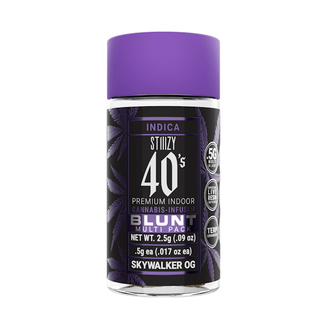 Photograph of product: 40s Blunts | Skywalker OG 5pk Infused Prerolls