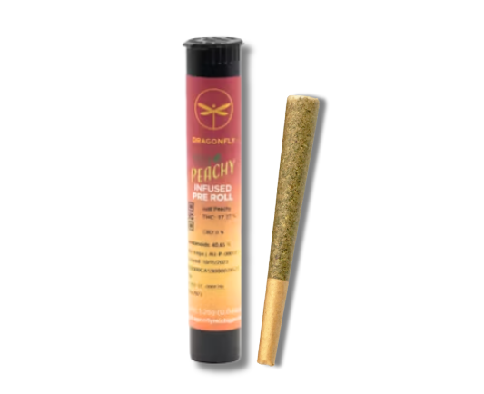 Photograph of product: JUST PEACHY | INFUSED PREROLL