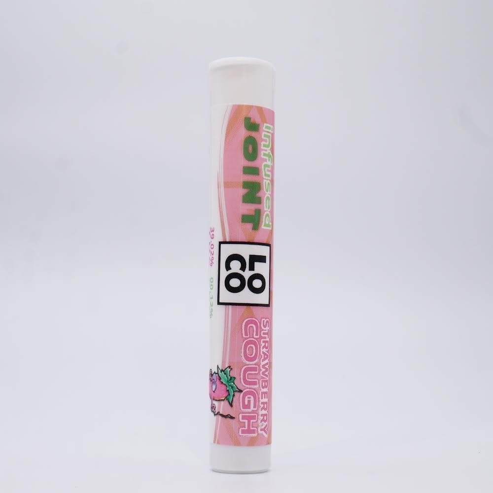Photograph of product: Loco Infused Joint 1g Strawberry Cough