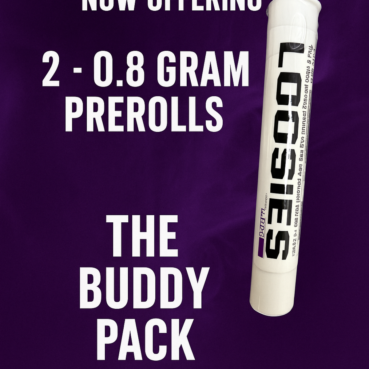 Photograph of product: Loosies | Super Skunkz | Pre-Rolls | 2pk/1.6g