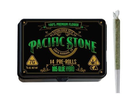 Photograph of product: Pacific Stone | 805 Glue Pre-Rolls 14 Pack | 7g