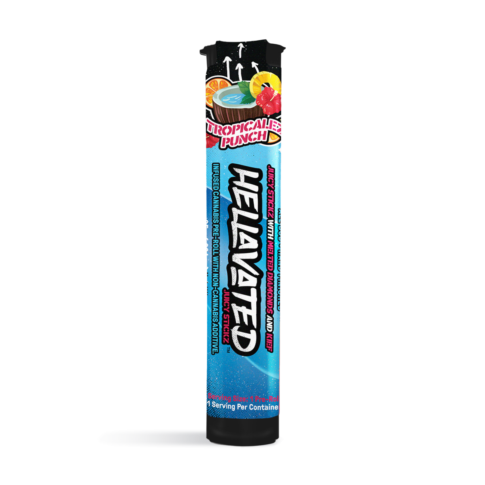 Photograph of product: Tropicalez Punch Stickz Infused Pre-Roll | 0.75g