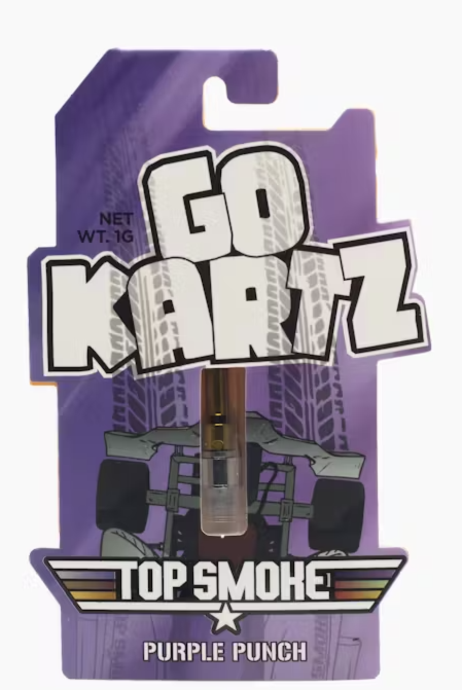 Photograph of product: Go Kartz by Top Smoke | Distillate 510 Carts | Purple Punch