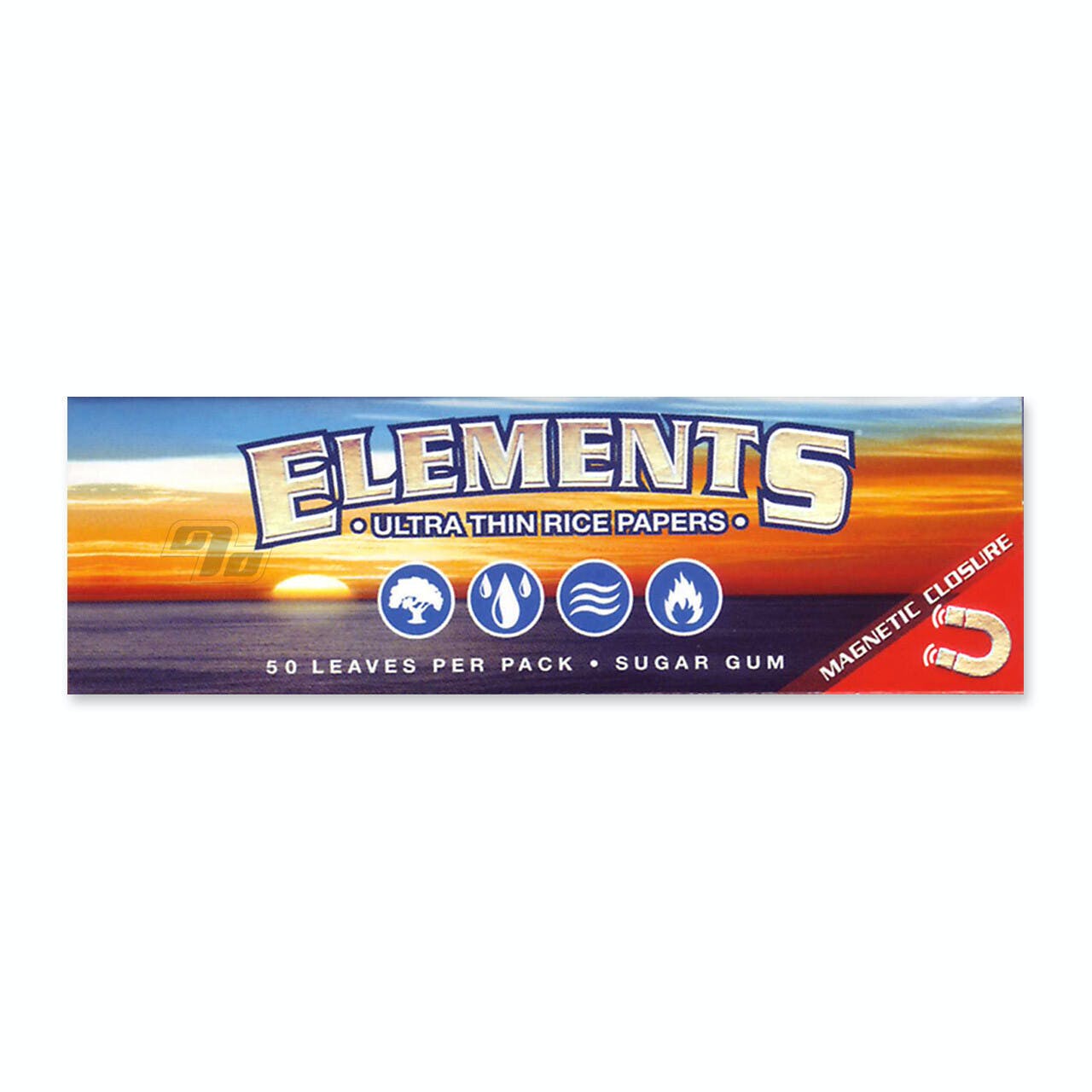 Photograph of product: ELEMENTS 1 1/4 Ultra thin rice paper
