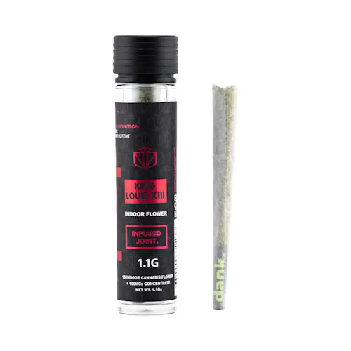 Photograph of product: Dank | King Louis OG XIII | Oui'd | Infused Pre-Roll | 1.1g