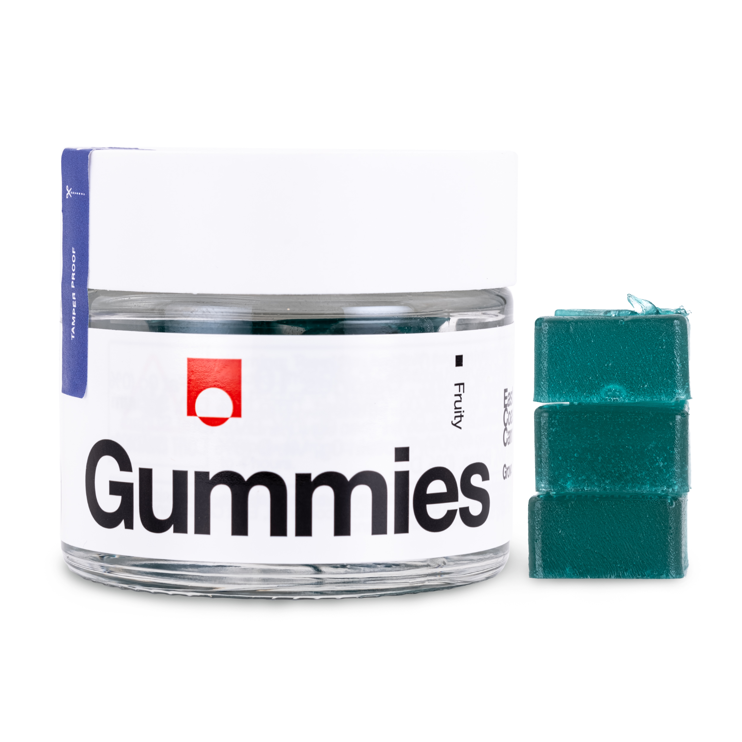 Photograph of Product: Gummies - Blueberry - 100mg/10pk