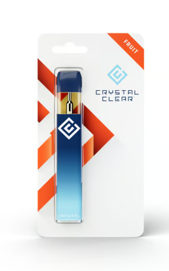 Photograph of product: Apple & Bananas Disposable Vape Crystal Clear W2-125B