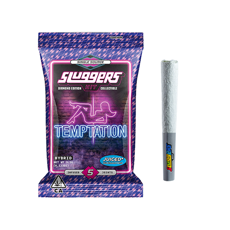 Photograph of product: 5pk - Temptation - 3.5g (H) - Infused - Sluggers
