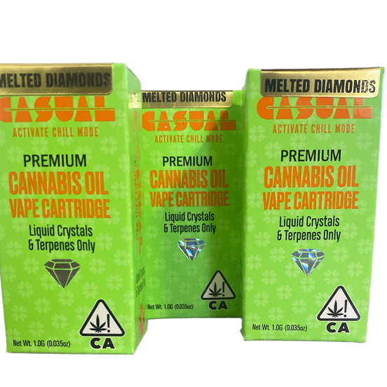 Photograph of product: 2. CASUAL 1g Melted Diamonds Cartridge - Dosi-Lemon (S) - 