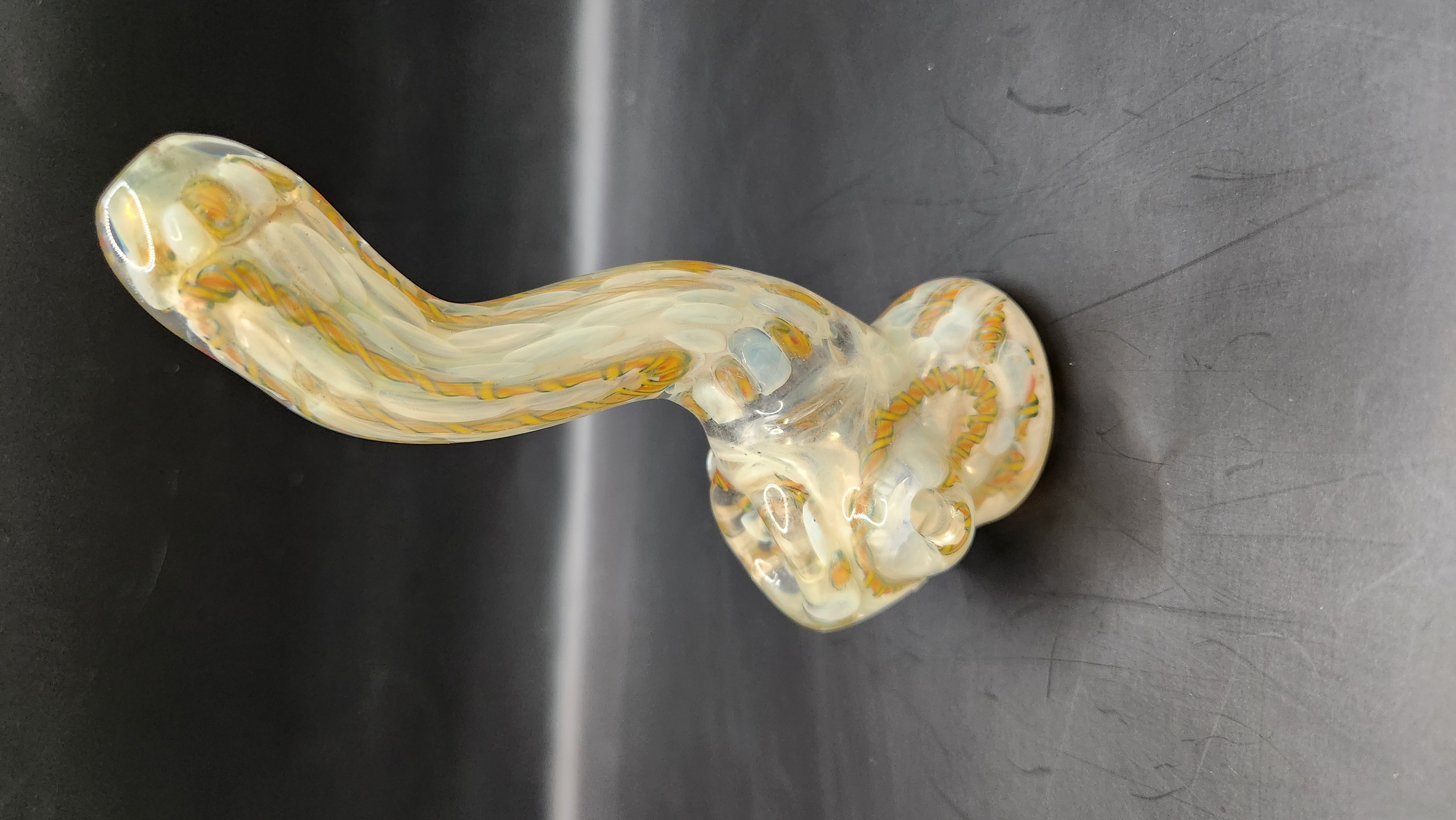 Photograph of product: Glass - Large Stand Up 3 hole Pipe