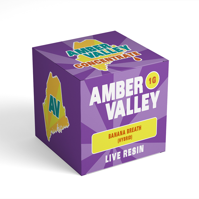 Photograph of product: Amber Valley - Banana Breath (H) (Live Resin)