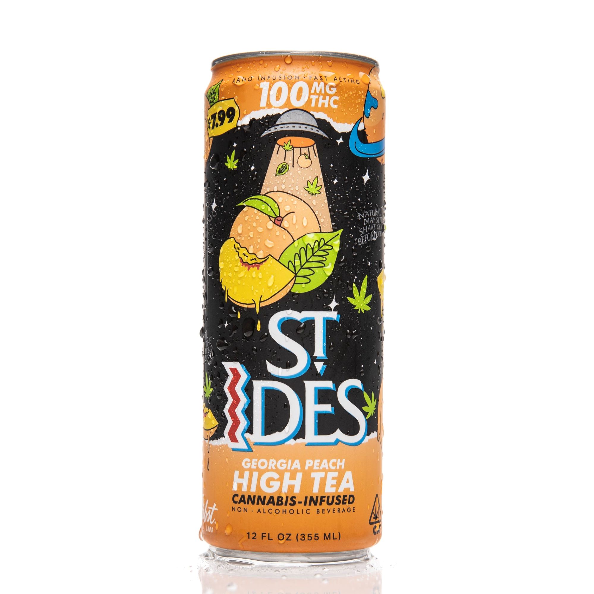 Photograph of product: St. Ides - Georgia Peach High Tea 100mg