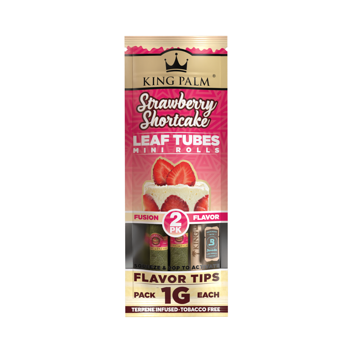 Photograph of product: King Palm  - Strawberry Shortcake | 2pk