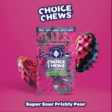 Photograph of product: Choice Gummies - Sour Prickly Pear (I) - 200mg