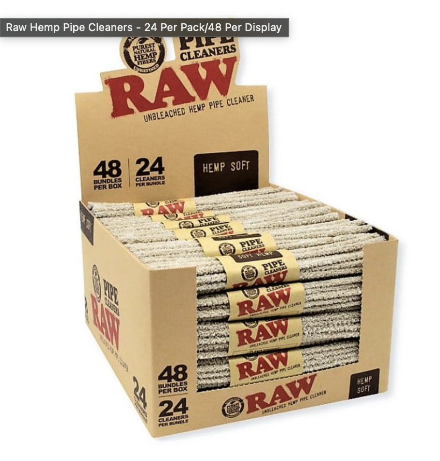 Photograph of product: HMI Raw Hemp Pipe Cleaners Bristle
