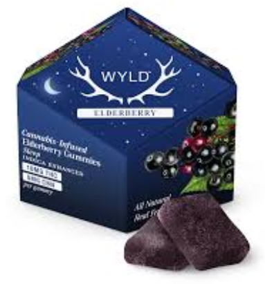 Photograph of product: Wyld - (I) Elderberry (2:1 CBN) Gummies