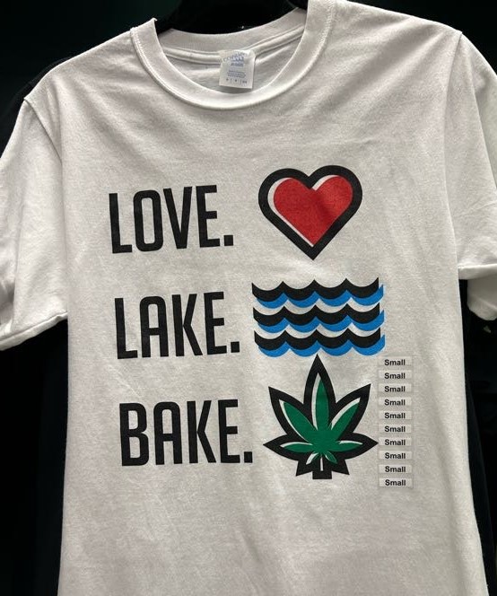 Photograph of Product: LOVE LAKE BAKE TANK TOP & SHIRT