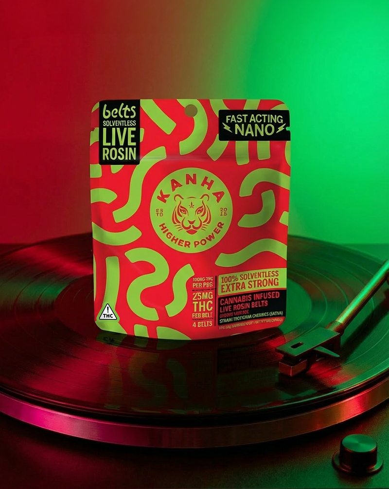 Photograph of product: Kanha | Rosin Belts | Cherry Limeade