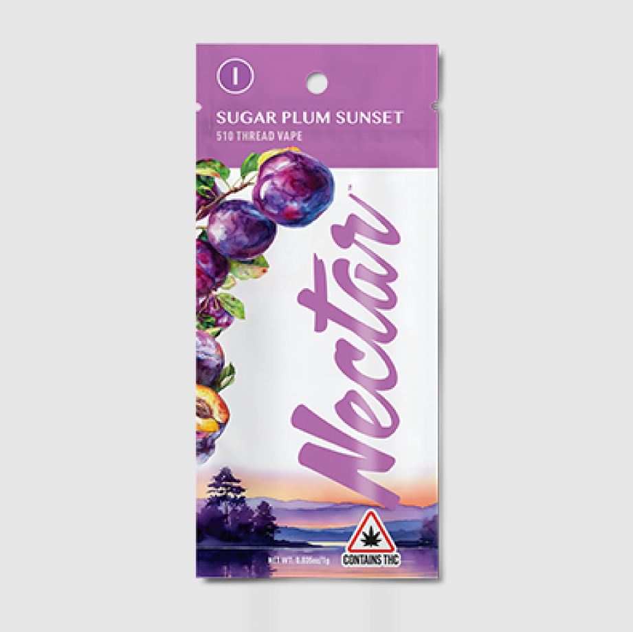 Photograph of product: Nectar Sugar Plum Sunset (I) Vape Cartridge 1g