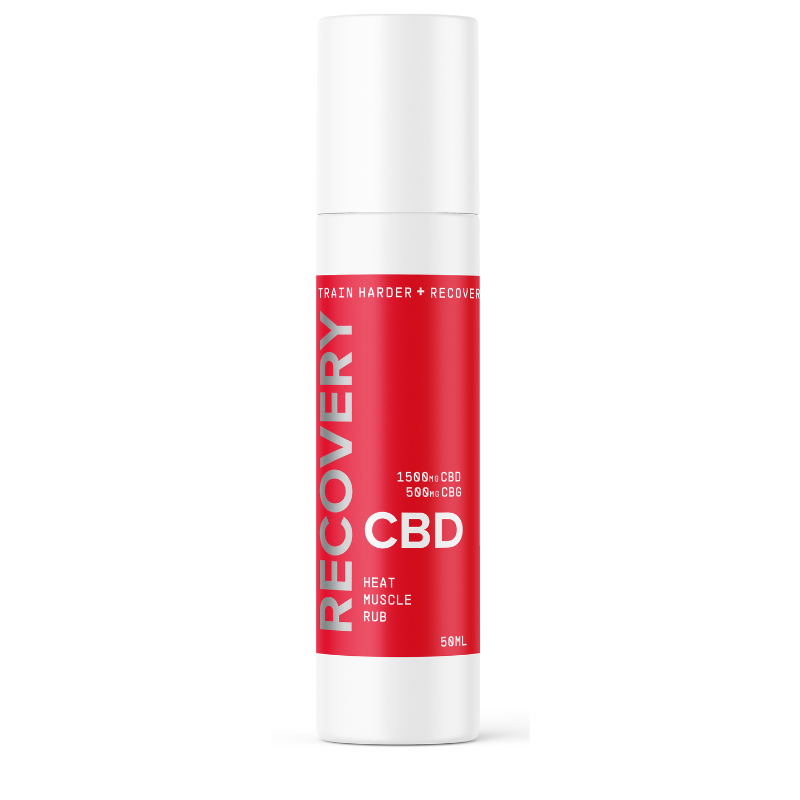 Photograph of product: REC | Heat Muscle Rub Recovery Gel | 1500mg CBD:500mg CBG