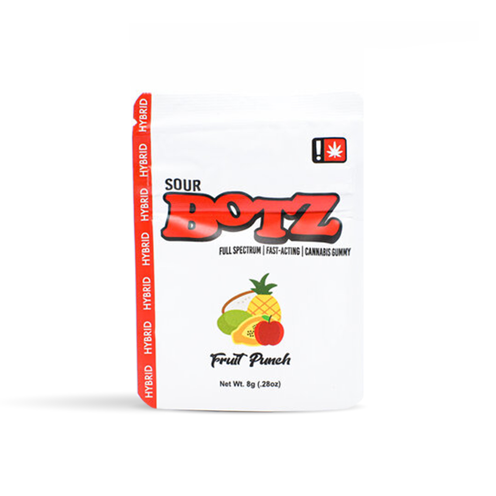 Photograph of product: Fruit Punch Sour Botz | 100mg
