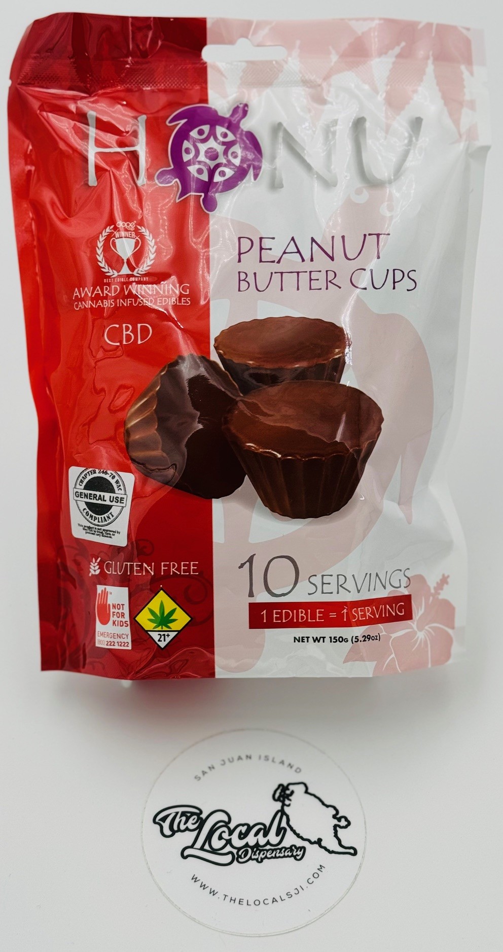 Photograph of product: Peanut Butter Cups CBD 10pk