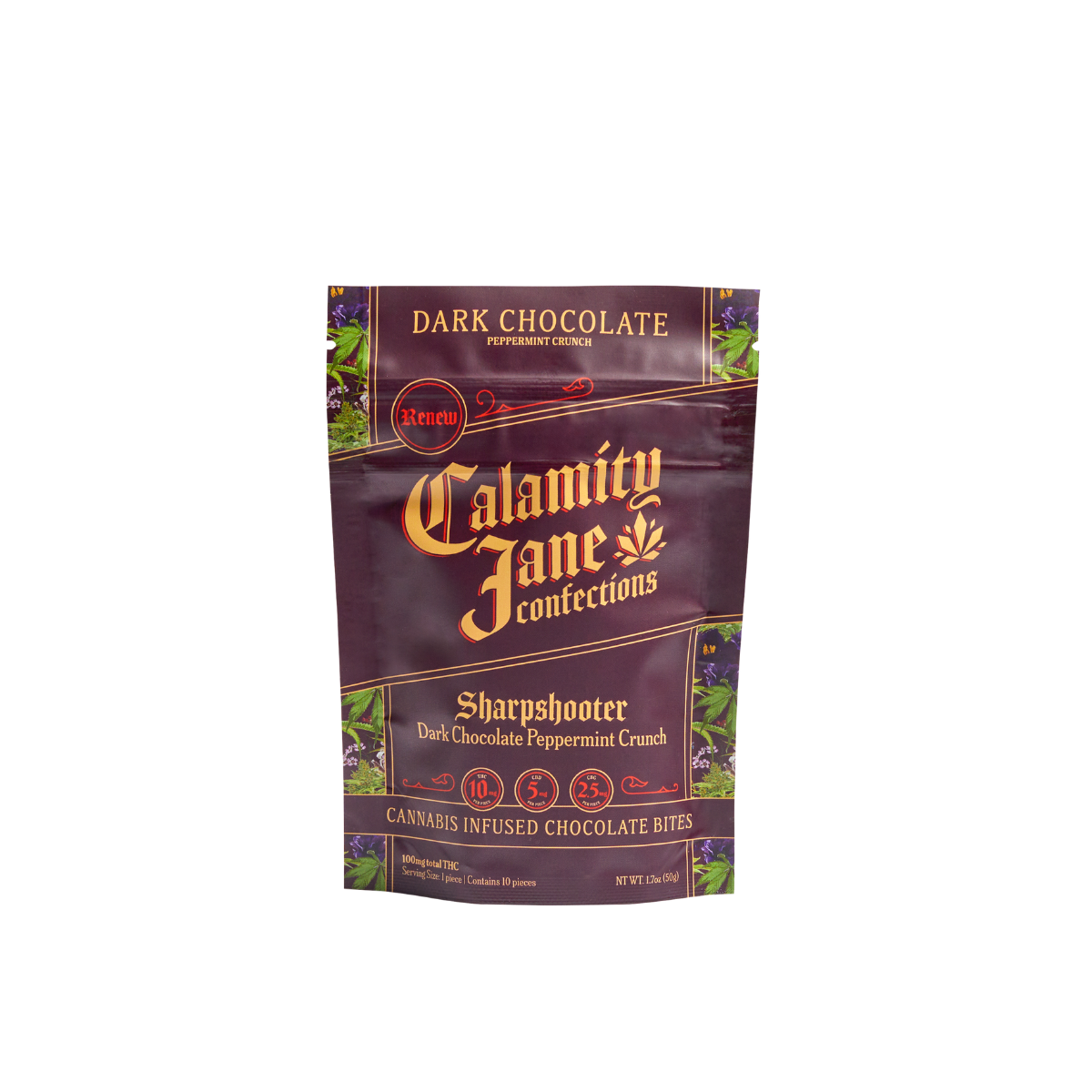 Photograph of product: Calamity Jane - Sharpshooter - Dark Chocolate - Peppermint (Renew)