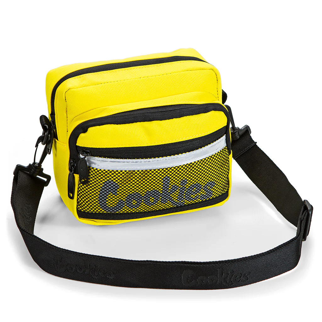 Photograph of product: Cookies - Vertex Ripstop Smell Proof Crossbody Shoulder - Bag : Yellow