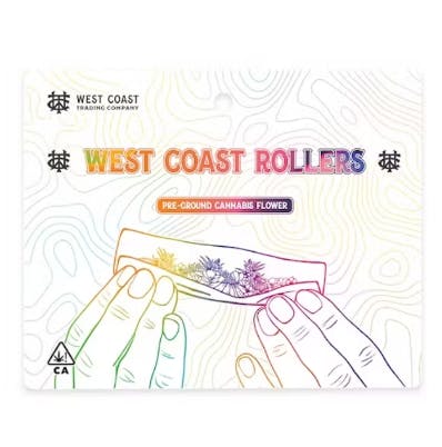 Photograph of product: Bubba Kush Rollers Pre-Ground 14g - 