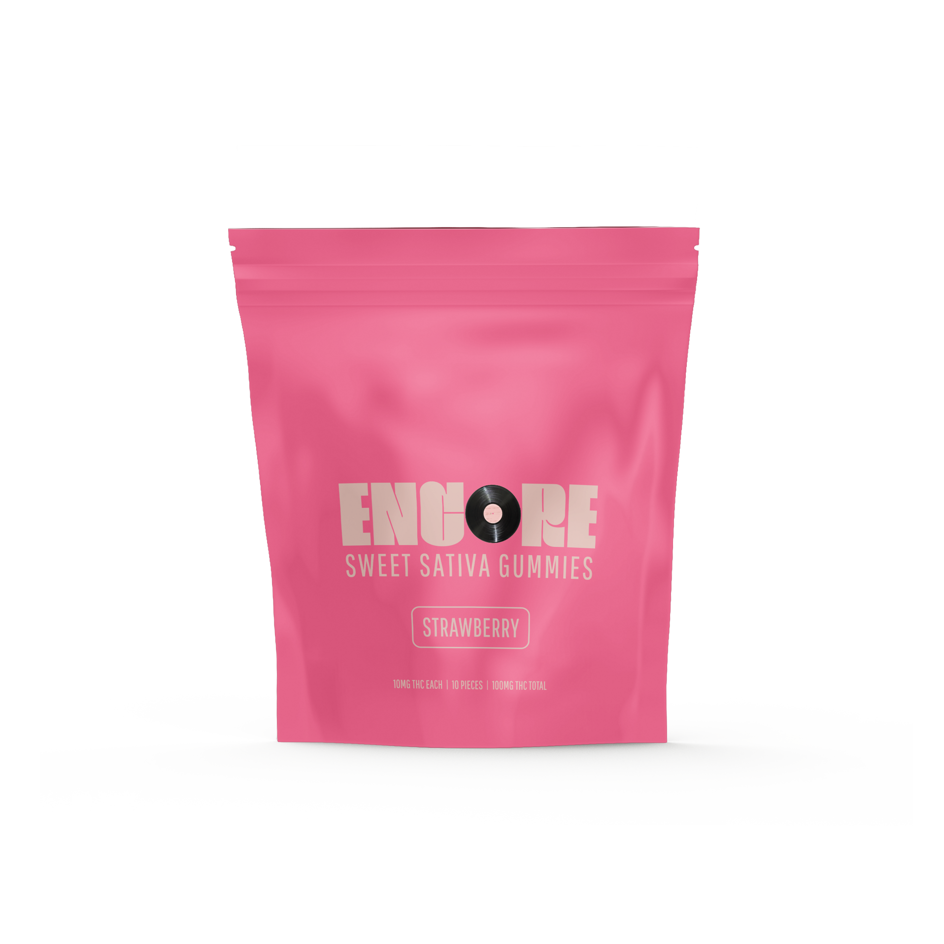 Photograph of product: Encore: Strawberry | Gummies | 100mg | 10pk