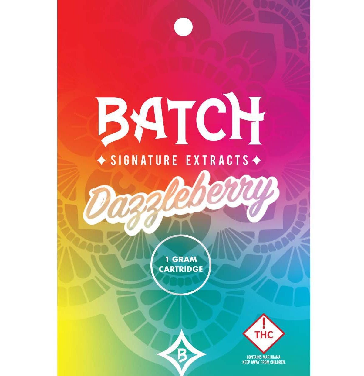 Photograph of product: Batch - Dazzleberry Cartridge 1000mg