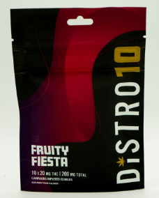 Photograph of product: Distro 10 - Fruity Fiesta - 200mg