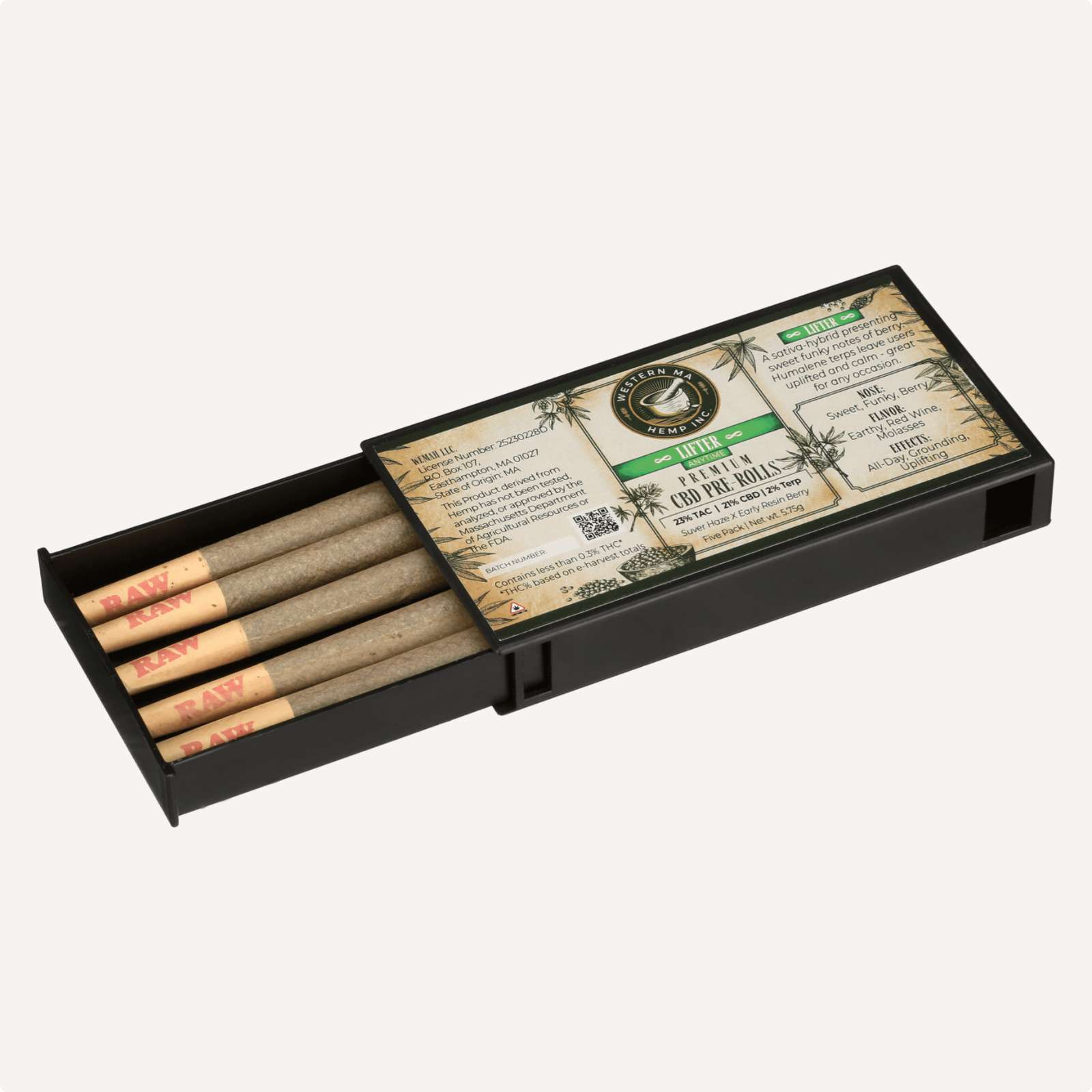 Photograph of product: Lifter  (2.5g Pre-Roll Pack 0.5g 5pk)