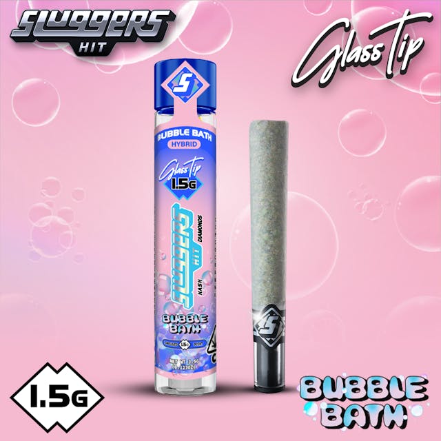 Photograph of product: Bubble Bath 1.5g Infused Preroll - 