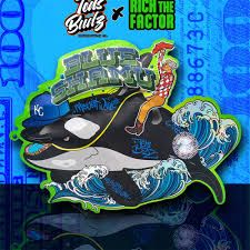 Photograph of product: Teds Budz - 3.5g Flower (Blue Shamu) - 