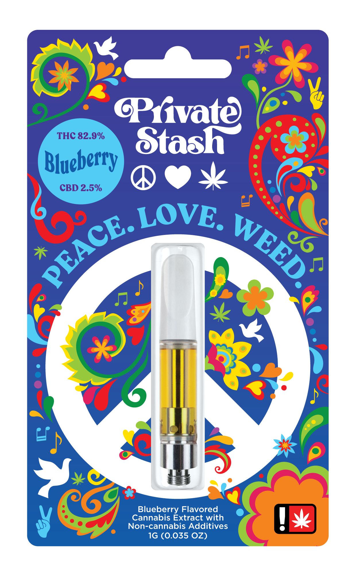 Photograph of product: Private Stash Legacy Line - BLUEBERRY - Cartridge - - I