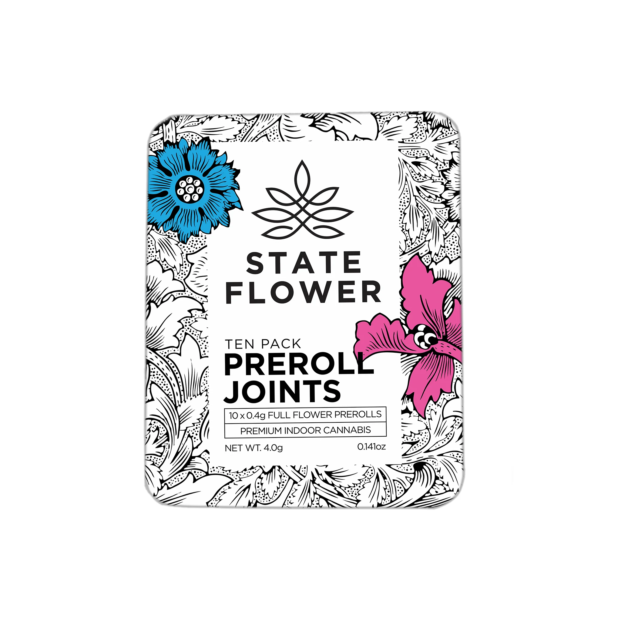 Photograph of product: State Flower Preroll Peanut Butter Souffle 10x .4g