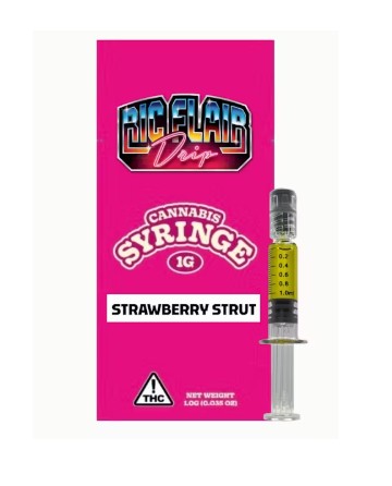Photograph of product: Ric Flair Drip | 1g | Strawberry Strut | Syringe