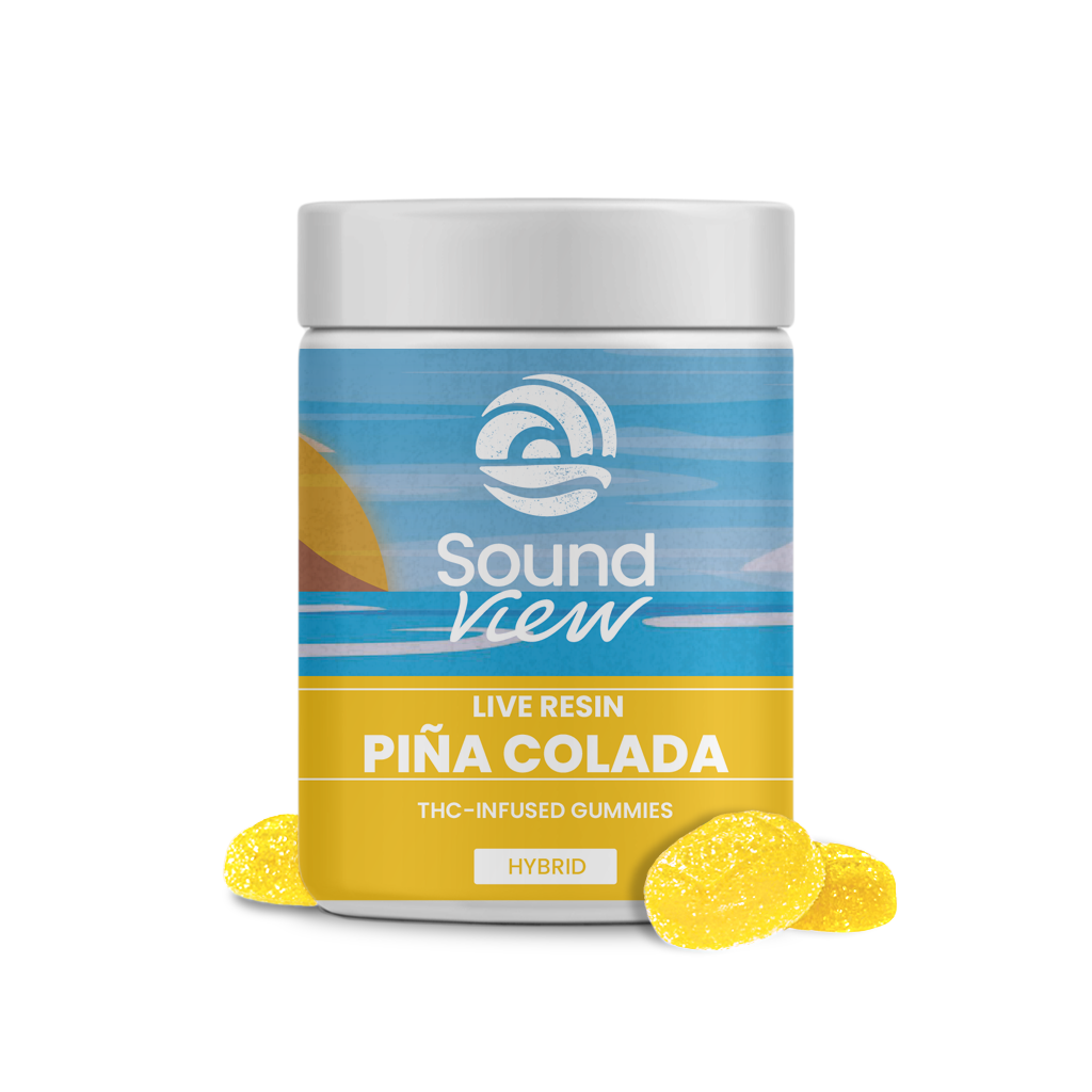 Photograph of product: SoundView Live Resin Pia Colada Gummies T92.4mg H 00096