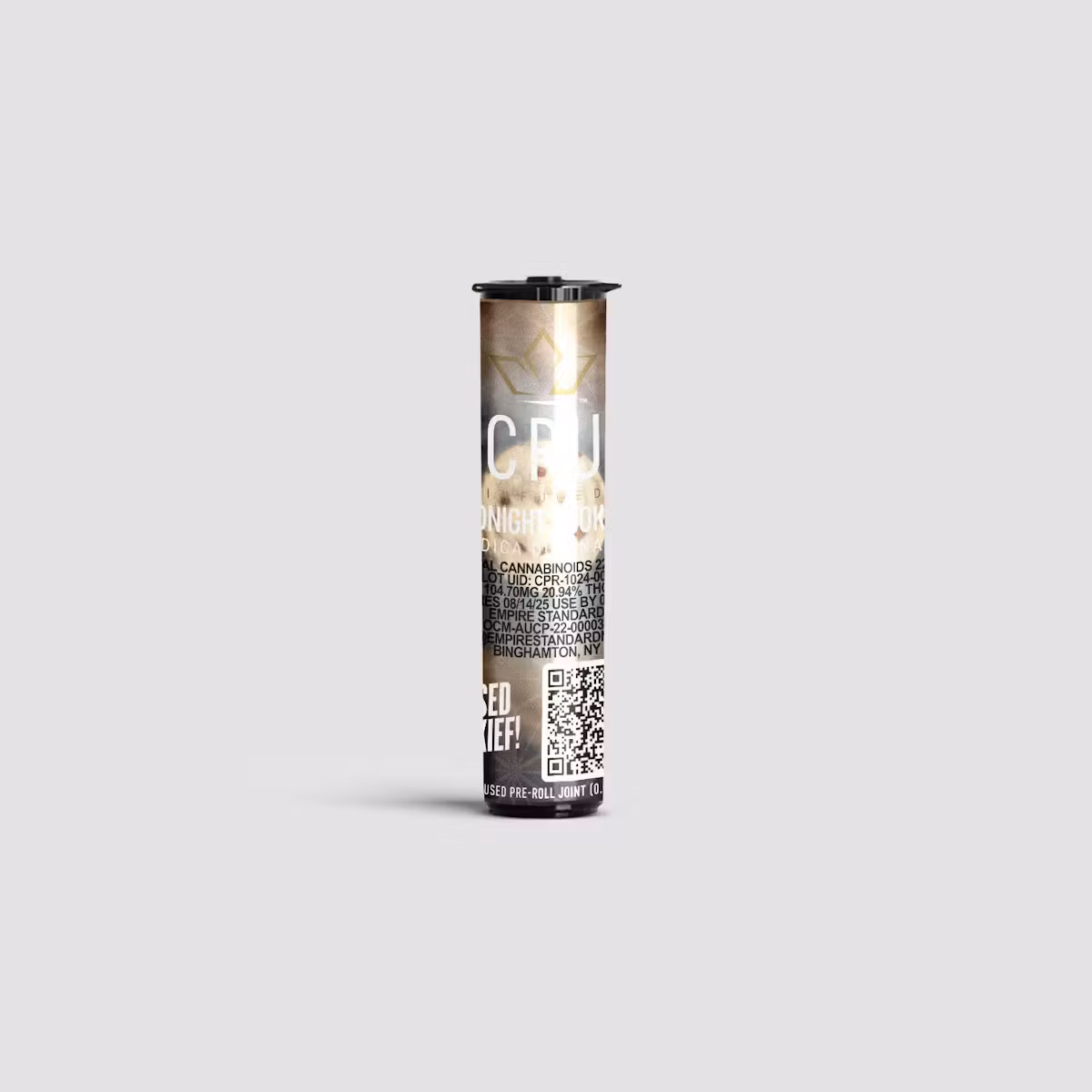 Photograph of product: CRU - Midnight Cookies Infused Preroll - .5g