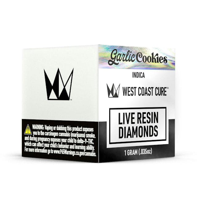 Photograph of product: Garlic Cookies | Live Resin Diamonds 1g - 