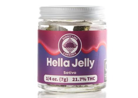 Photograph of product: Sunset Lake | Hella Jelly - 7g