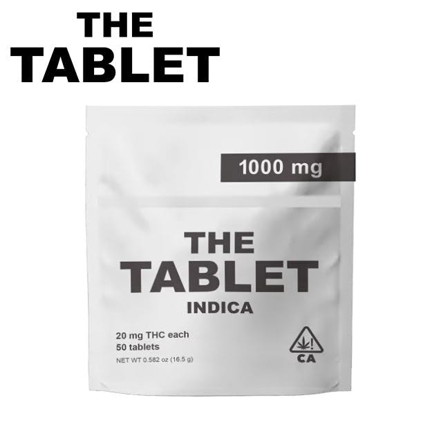 Photograph of product: The Tablet - Oui'd - 50 Tablets (20mg each) - 1000mg - 