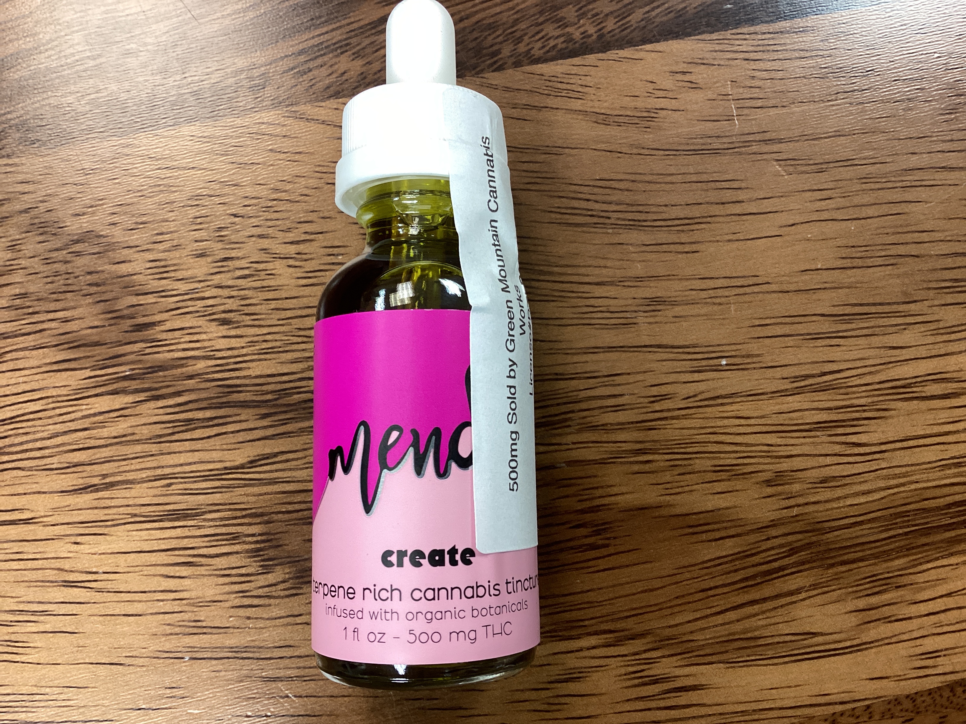 Photograph of product: Mend Tincture - Create