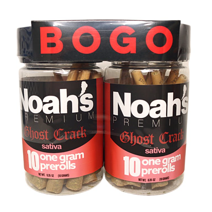 Photograph of product: Noah's Premium - 10pk Pre Rolls - Oui'd