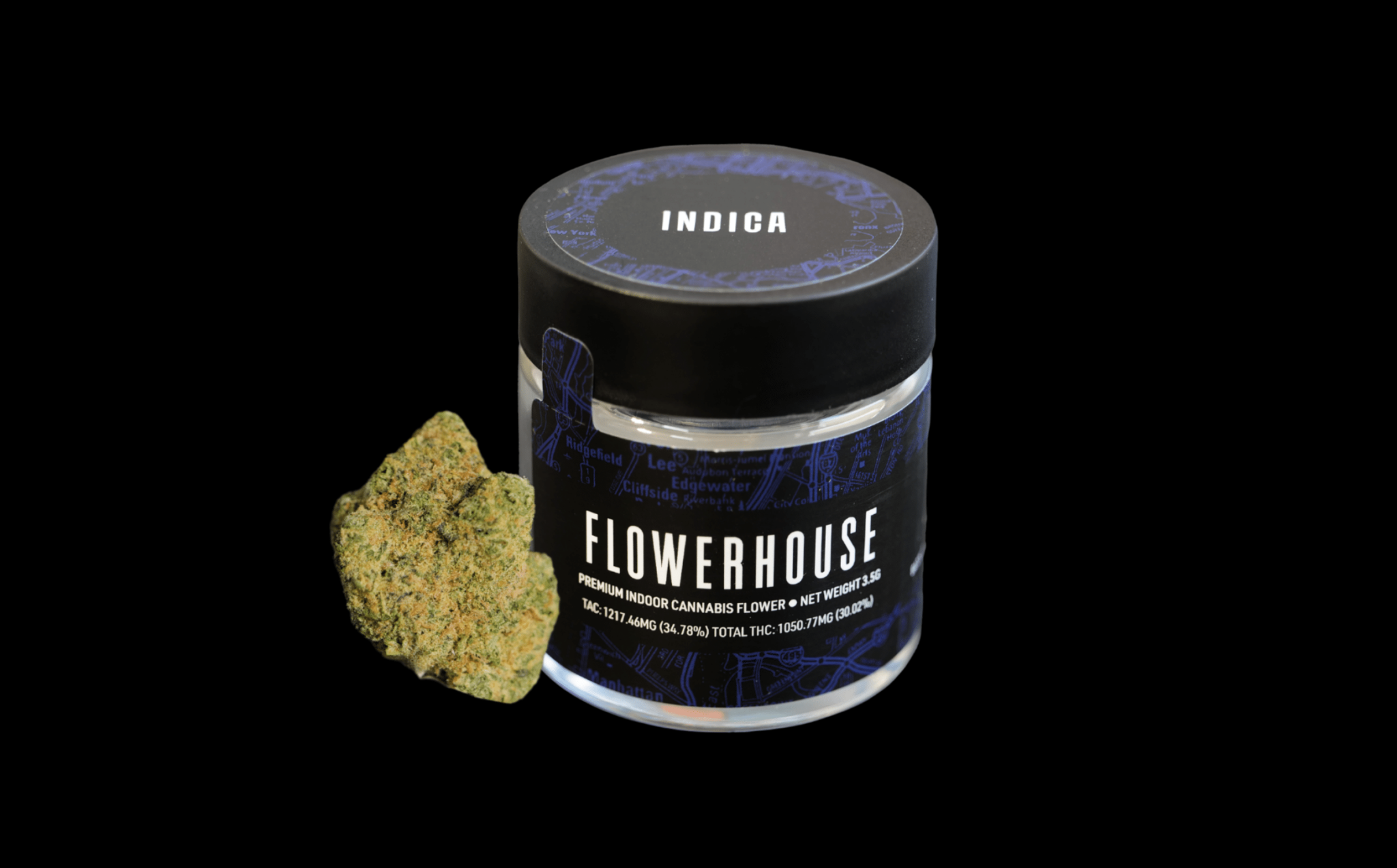 Photograph of product: FLOWERHOUSE | INDOOR FLOWER | SUNSET PUNCH | JAR | 3.5G