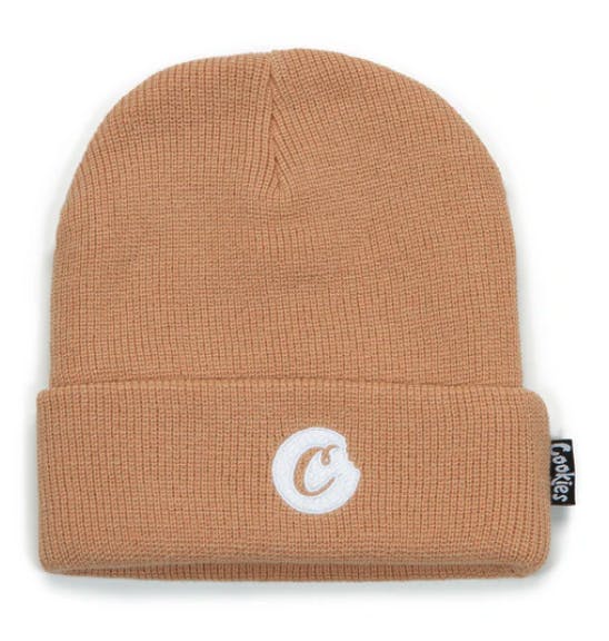 Photograph of product: C Bite Beanie - Khaki/White - 