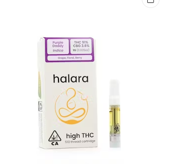 Photograph of product: Halara | Purple Daddy | High THC Cart
